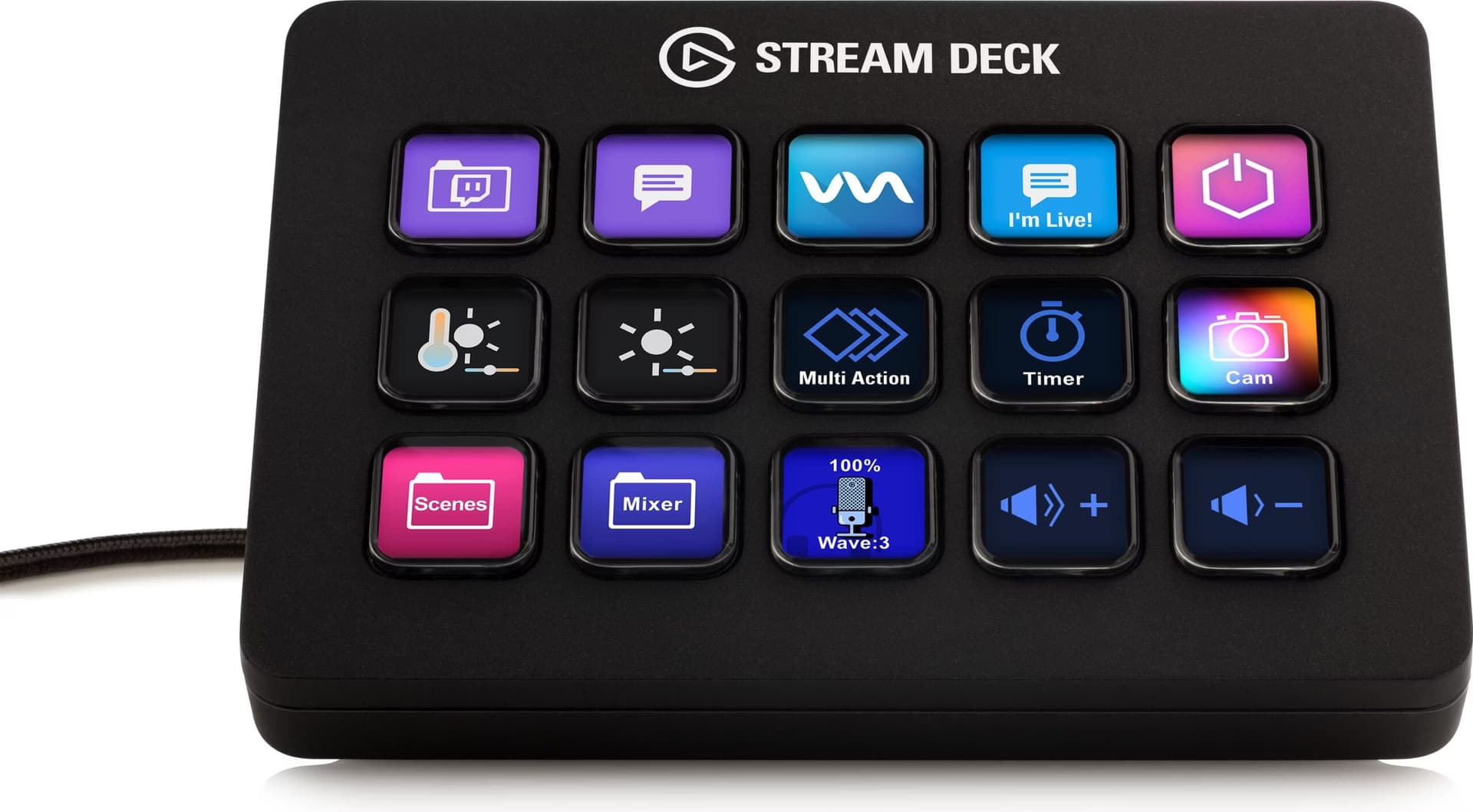 Elgato Stream Deck MK.2 15 Botões Preto