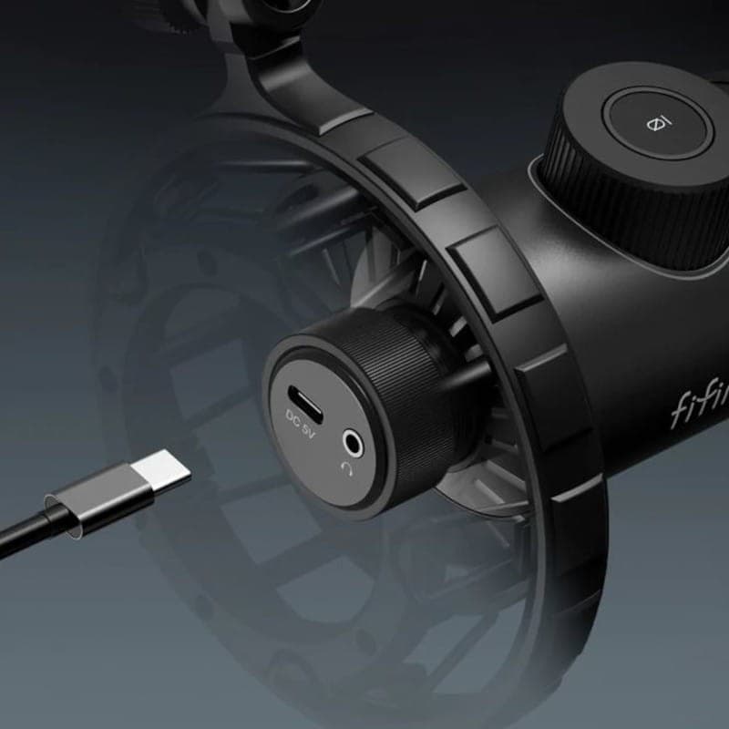 Fifine K658 RGB Microfone USB