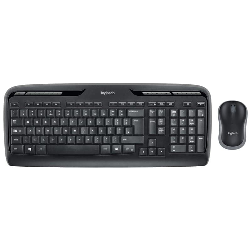 Pack de teclado de membrana e Rato Logitech MK330 – 1000 DPI