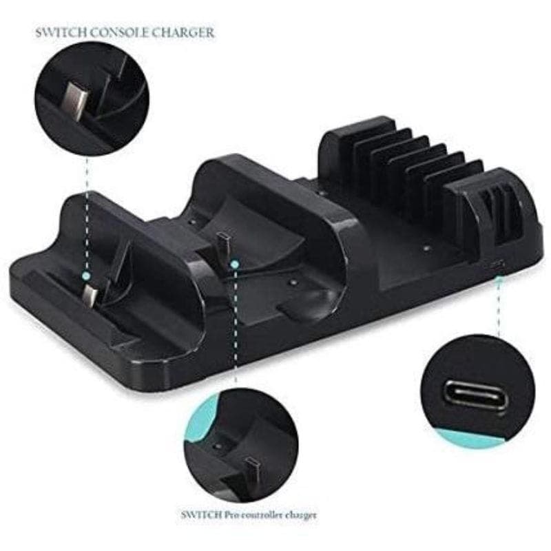 DOBE TNS-895 Suporte de carregamento Controlador Nintendo Switch – Base de carregamento