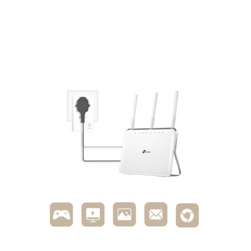 TP-Link PowerLine TL-PA7017P KIT Adaptador de Rede WiFi Ethernet