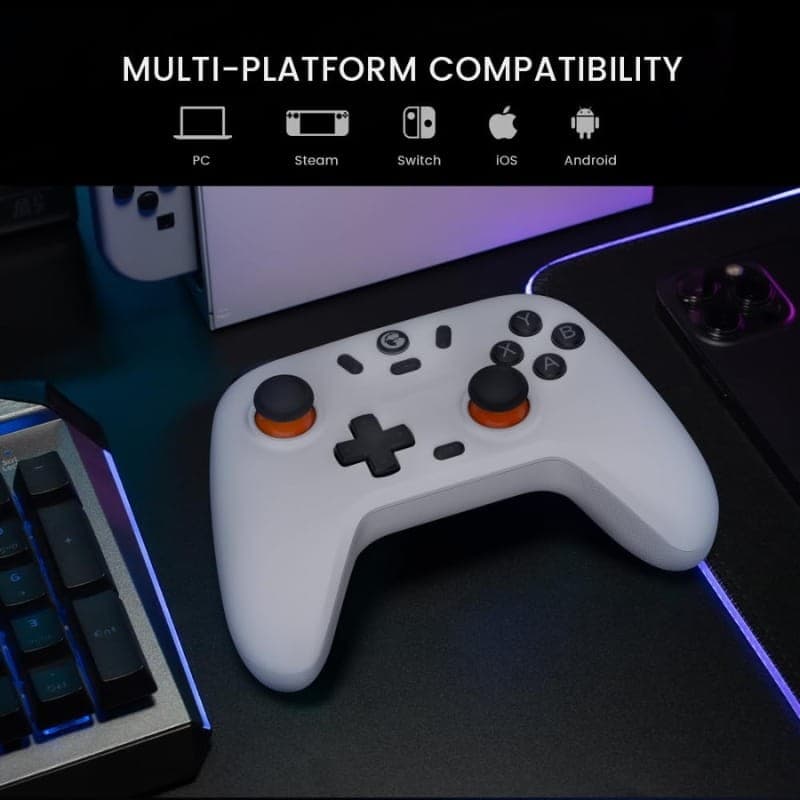 Comando GameSir T4 Nova Lite sem fios – Para Nintendo Switch/PC/Smartphone/Tablet/iOS/Android TV Box – Com efeito Hall