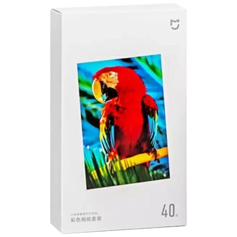 Xiaomi Instant Photo Paper 6 40 folhas – Papel fotográfico para Xiaomi 1S Set