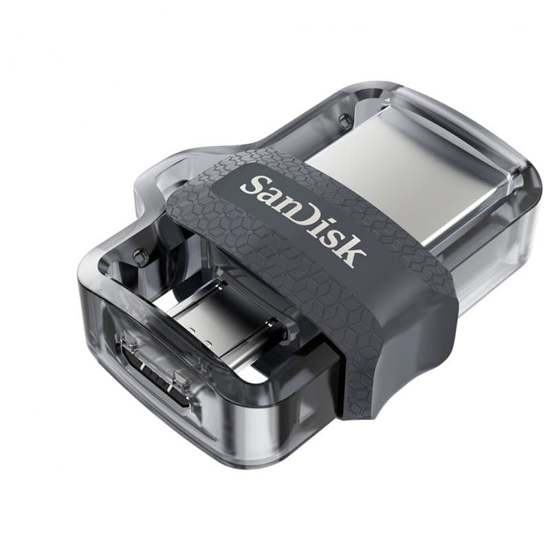SanDisk Ultra Dual Drive m3.0 32GB USB 3.2/Prata – Unidade Flash USB