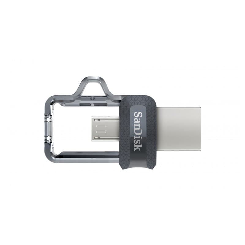 SanDisk Ultra Dual Drive m3.0 32GB USB 3.2/Prata – Unidade Flash USB