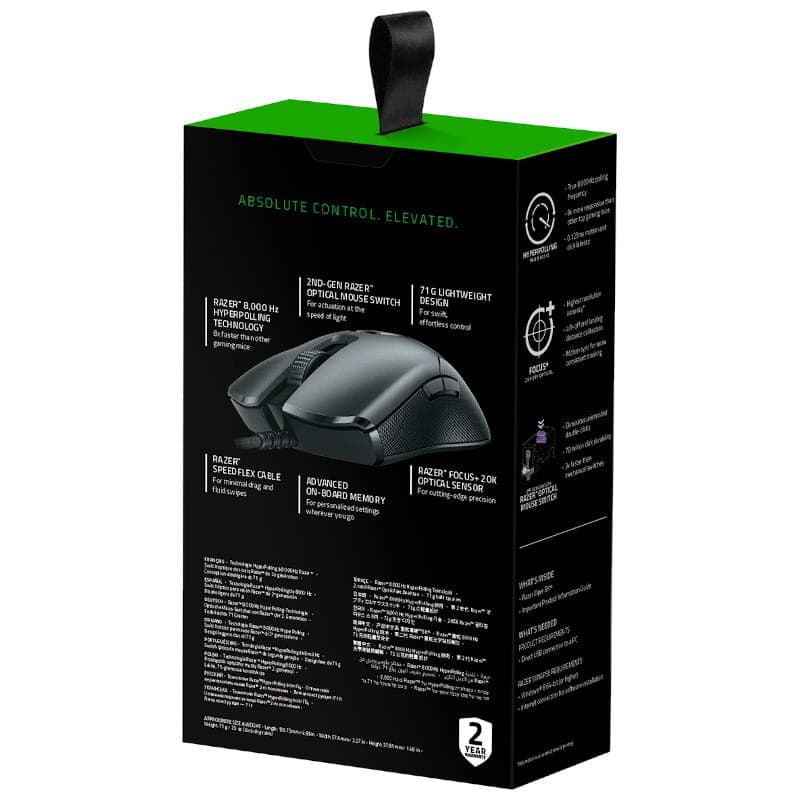 Rato para jogos Razer Viper 8 KHz – 20000 DPI