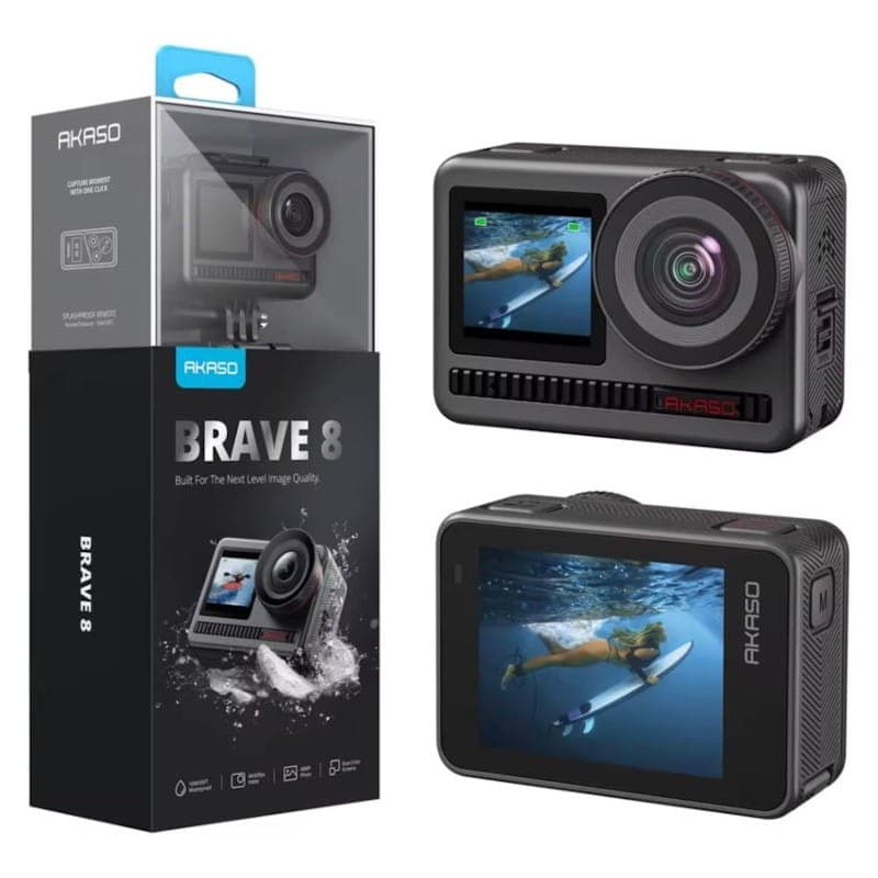 Akaso Brave 8 lite 20MP 4K Wifi – Câmara de desporto