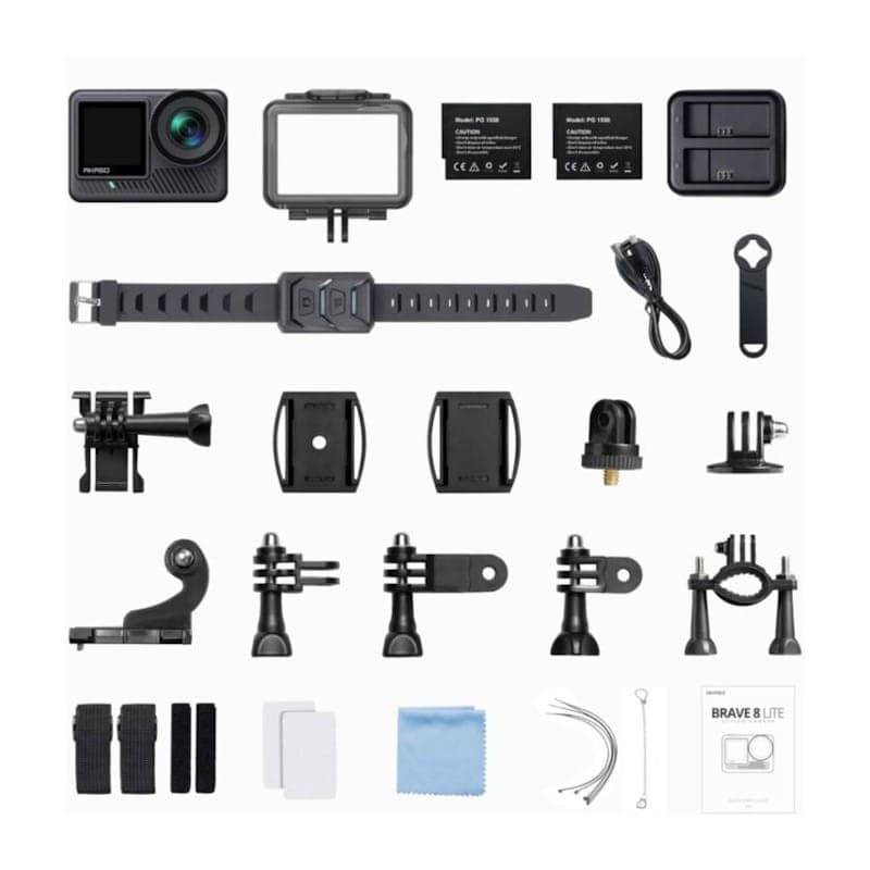 Akaso Brave 8 lite 20MP 4K Wifi – Câmara de desporto