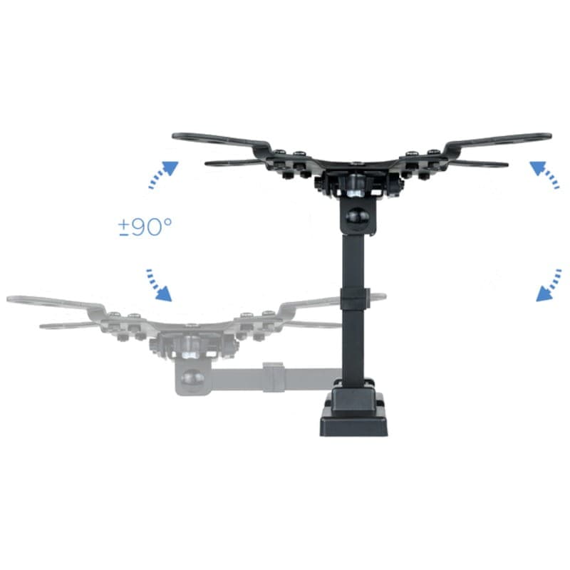 TooQ LP2042TNL-B giratório e inclinável 42″ VESA 200x200mm – Suporte para TV