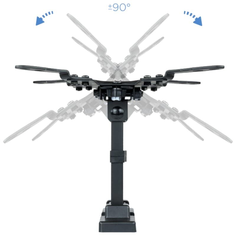 TooQ LP2042TNL-B giratório e inclinável 42″ VESA 200x200mm – Suporte para TV