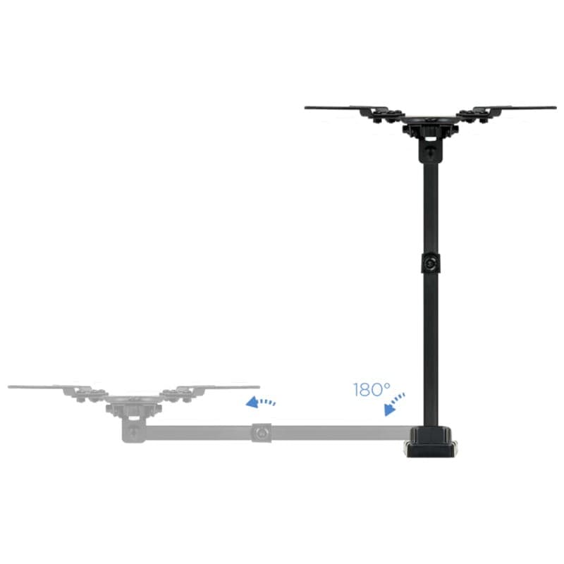 TooQ LP2142TNL-B giratório e inclinável 42″ VESA 200×200 mm – Suporte para TV