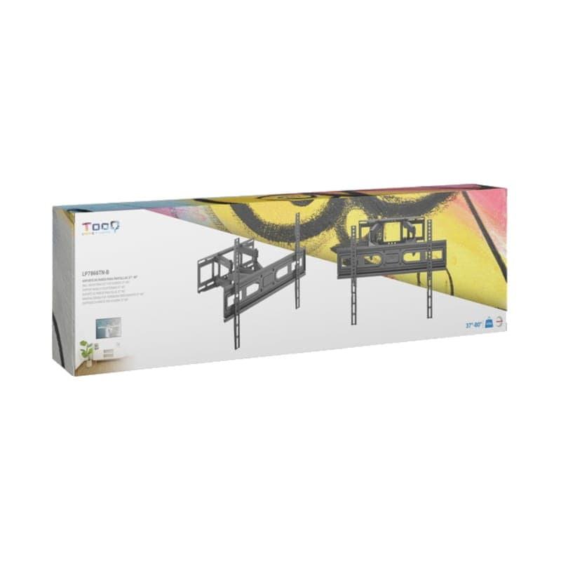 TooQ LP7866TN-B giratório e inclinável 37”- 80” VESA 600×400 mm – Suporte para TV