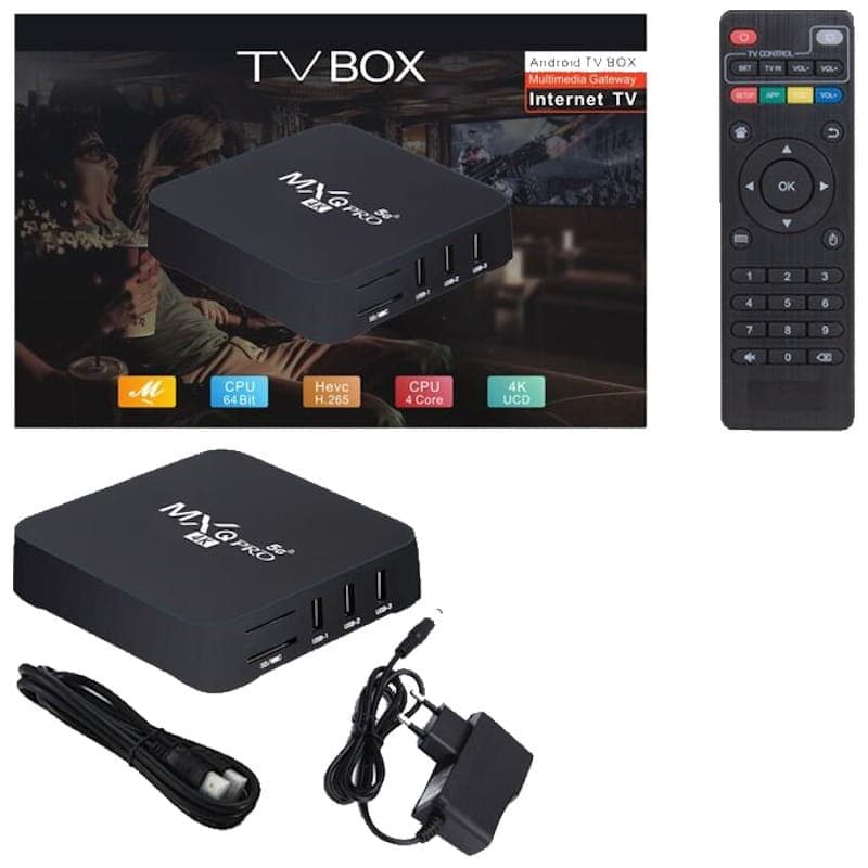 MXQ Pro 4K 1GB/8GB Wifi Dual Android 10 – Android TV