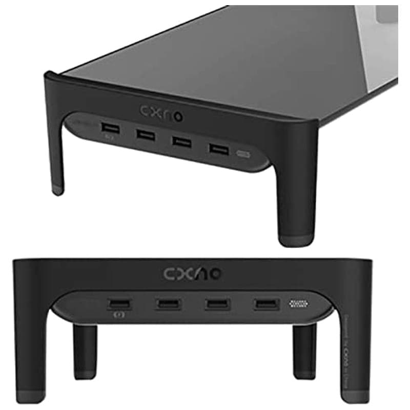 Suporte Elevador para Monitor Hub x4 USB 3.0