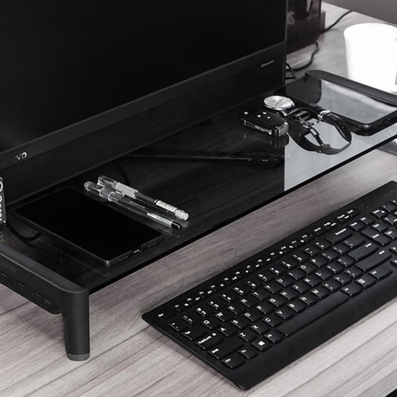 Suporte Elevador para Monitor Hub x4 USB 3.0
