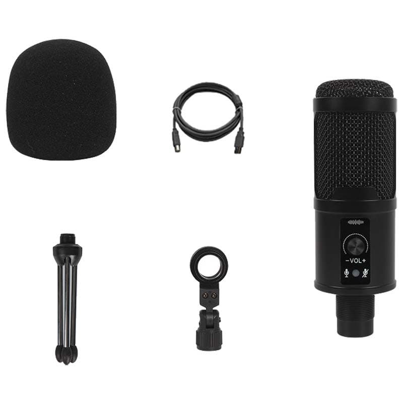 Microfone Condensador USB BM-65 Streaming/Estúdio