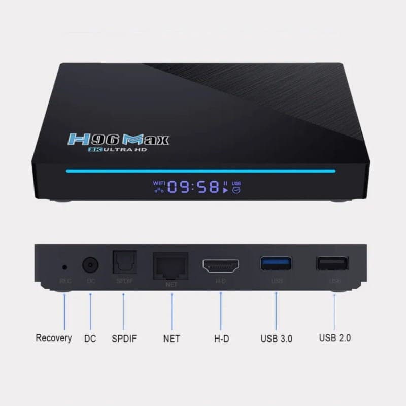 H96 Max 4GB/32GB Android 11 – Android TV