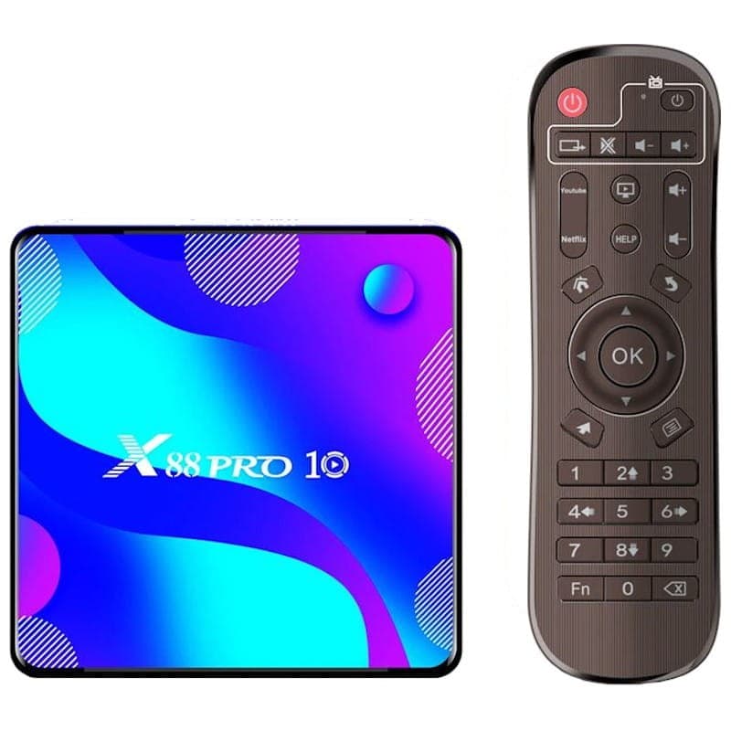 X88 Pro 10 4GB/64GB 4K Android TV 10.0 – Android TV