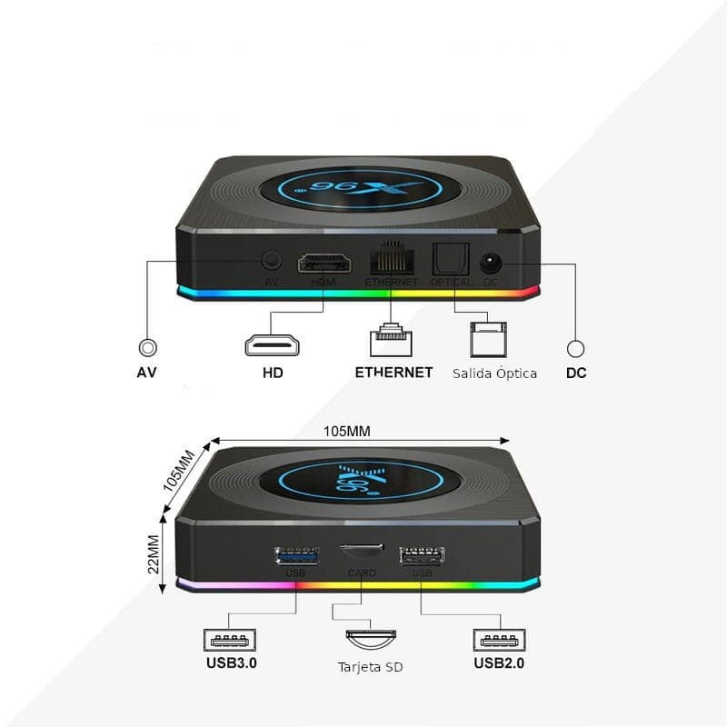 X96 X4 S905X4 4GB/64GB Android 11 – Android TV
