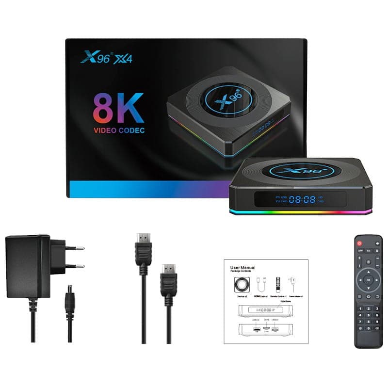X96 X4 S905X4 4GB/64GB Android 11 – Android TV