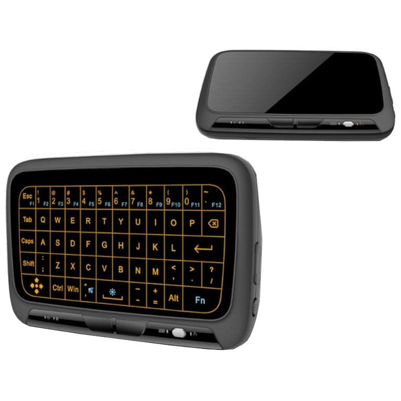 Mini teclado sem fio H18 Plus Toque Retroiluminação