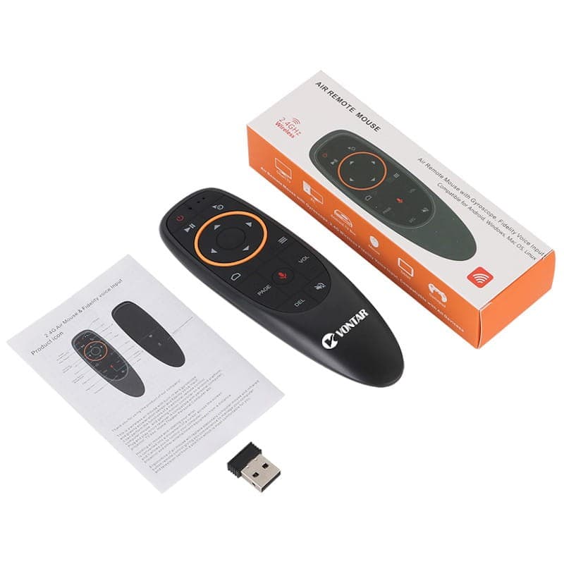 Air Rato G10 Pro Controle por Voz Gyro Retroiluminado