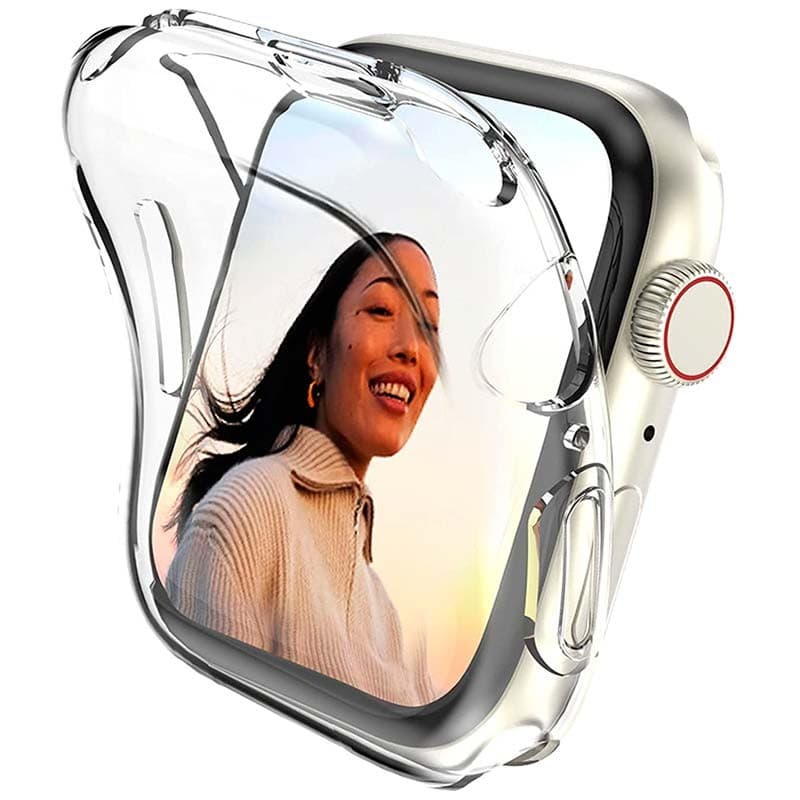 Capa de Silicone Apple Watch 44mm – Compatível com Apple Watch 4/5/6/SE