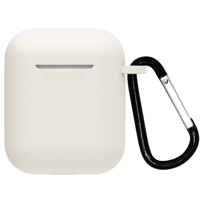 Capa de Silicone para Apple Airpods V2 Beige