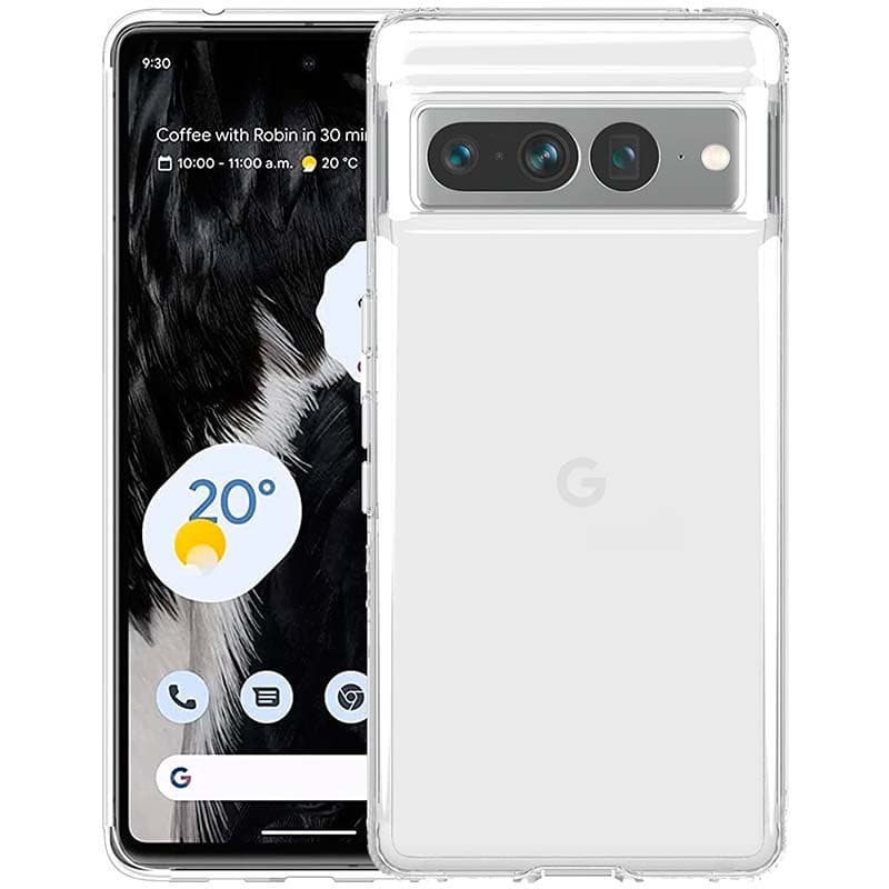 Capa de Silicone Google Pixel 7 Pro 5G 5G Transparente