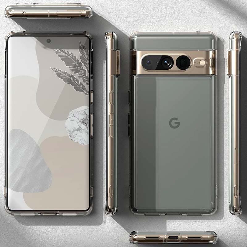 Capa de Silicone Google Pixel 7 Pro 5G 5G Transparente