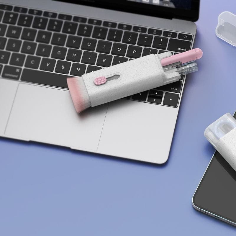 Kit de Limpeza de Teclado e Smartphone 7 em 1