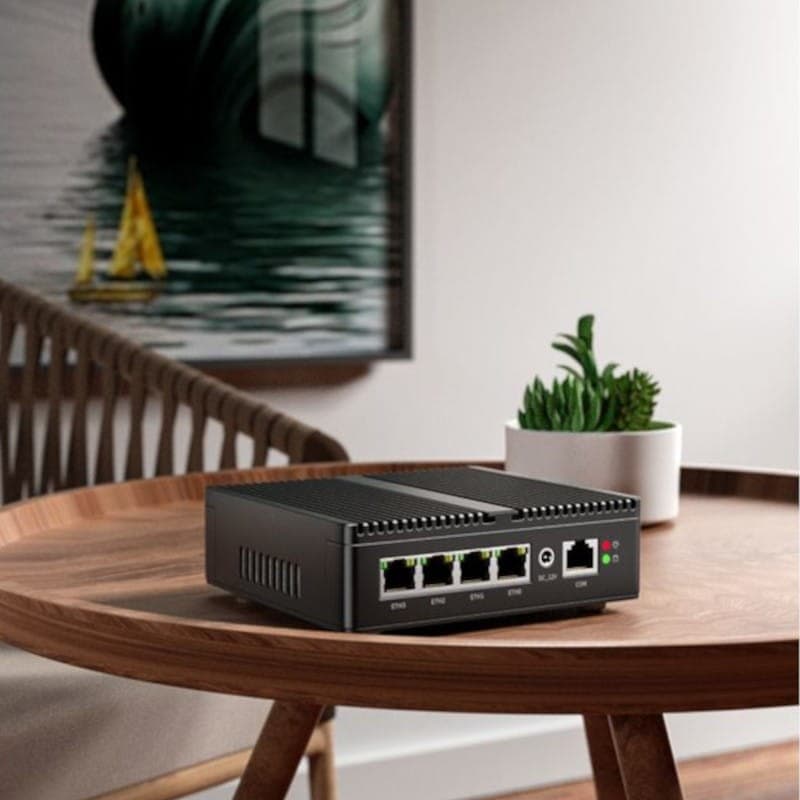 Mini PC G30B Intel N5105 i225 V3/8 GB/256GB Firewall Router Fanless 2.5GbE
