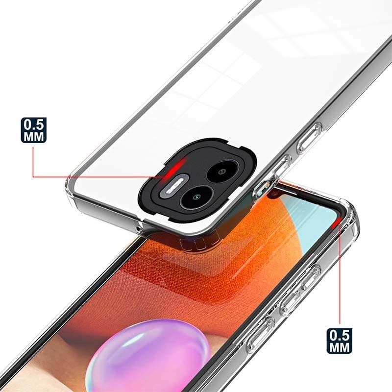 Capa de Silicone Xiaomi Redmi A1 / Redmi A2 com Bumper