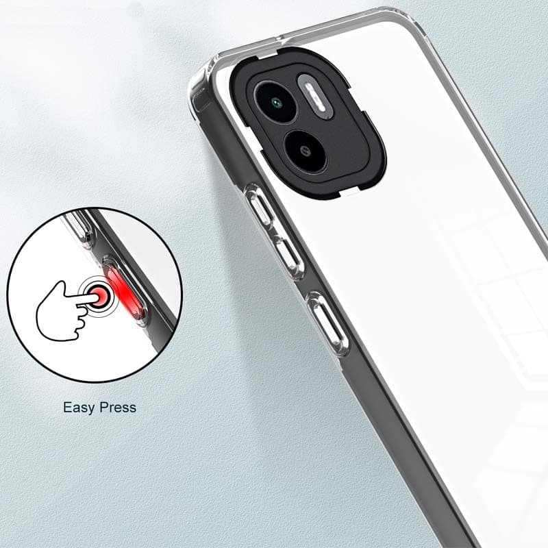 Capa de Silicone Xiaomi Redmi A1 / Redmi A2 com Bumper