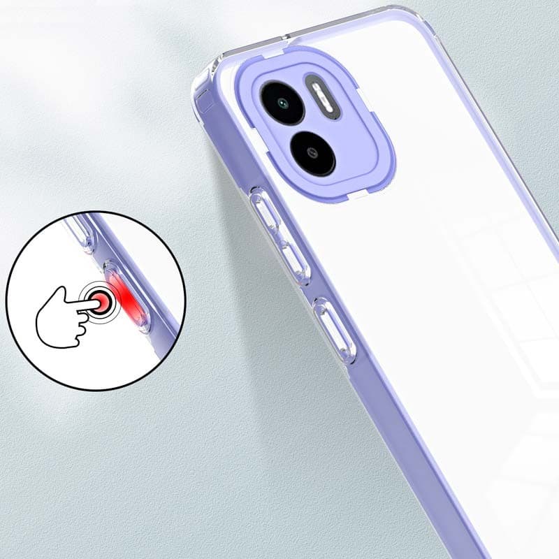 Capa de Silicone Xiaomi Redmi A1 / Redmi A2 com Bumper
