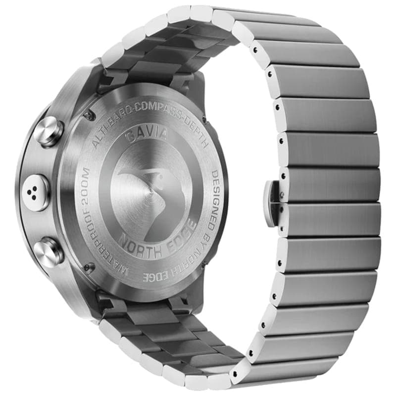 North Edge Gavia com Pulseira de Metal – Relógio de Mergulho