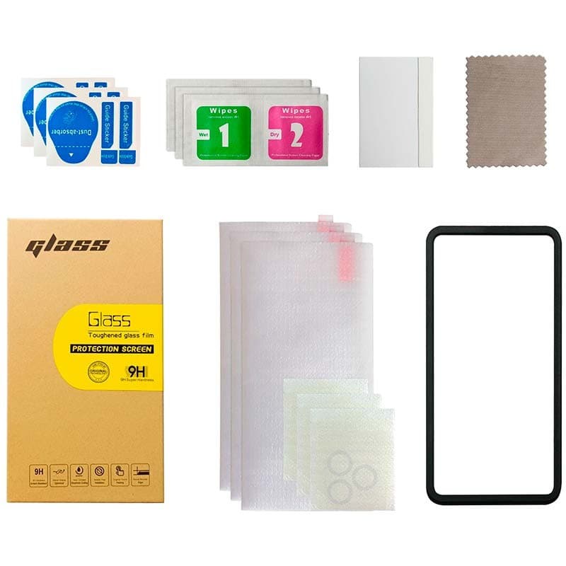 Pack de Acessórios Google Pixel 7 com 3 Película de Ecrã + 3 Película de vidro para Câmara
