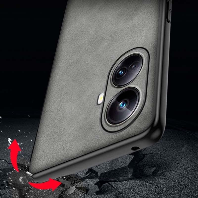 Capa de couro PU Realme 10 Pro+