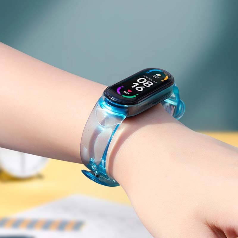 Pulseira Xiaomi Mi Smart Band 6 / Mi Band 5 / Amazfit Band 5 Traslúcido