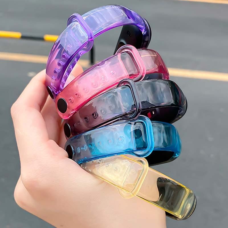 Pulseira Xiaomi Mi Smart Band 6 / Mi Band 5 / Amazfit Band 5 Traslúcido