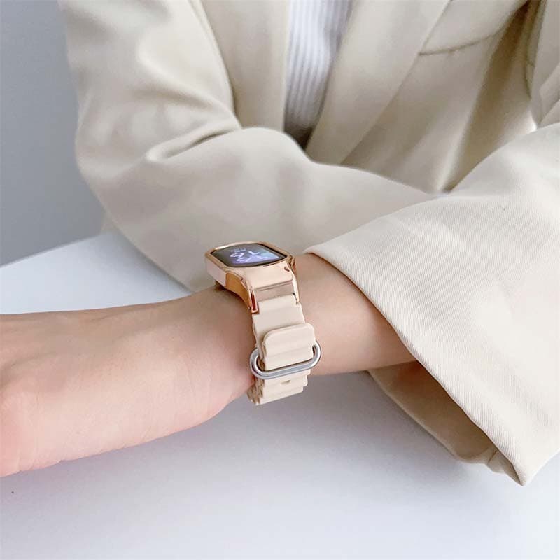 Pulseira Xiaomi Mi Smart Band 6 / Mi Band 5 / Amazfit Band 5 Wave Bege