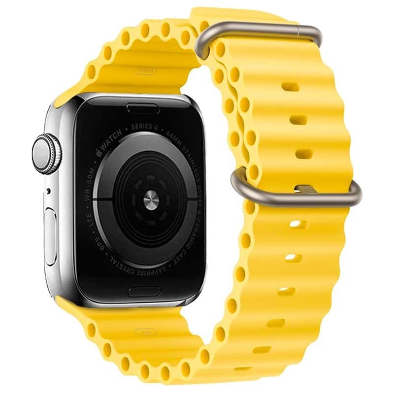 Pulseira Apple Watch 38/40/41mm Wave Amarelo