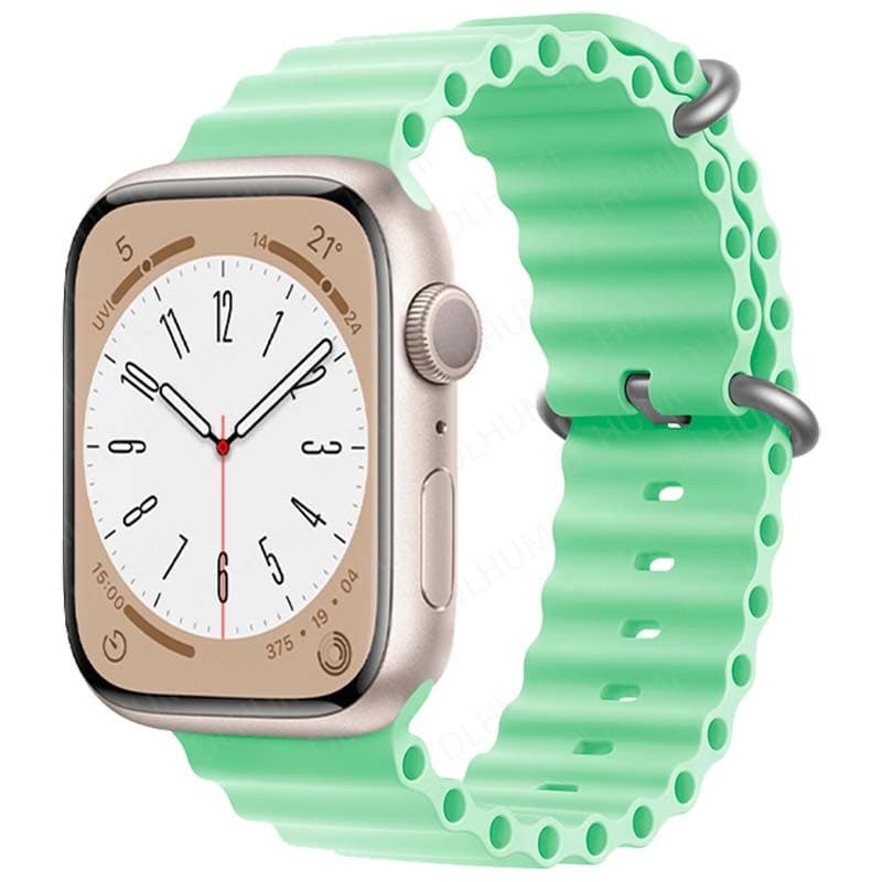 Pulseira Apple Watch 42/44/45/49mm Wave Pistácio