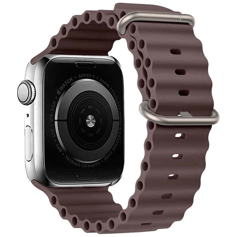 Pulseira Apple Watch 42/44/45/49mm Wave Castanho