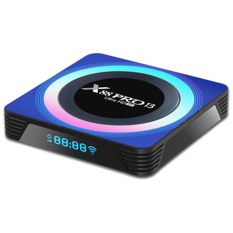 X88 PRO 13 4GB/32GB Caixa Acrà­lica Android 13 – Android TV