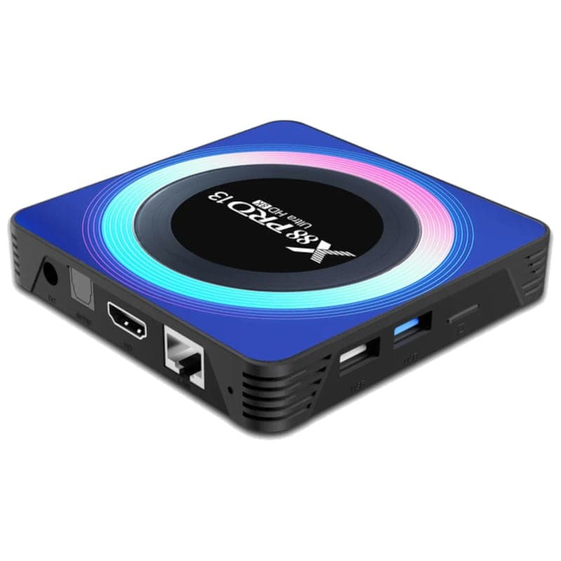 X88 PRO 13 4GB/32GB Caixa Acrà­lica Android 13 – Android TV