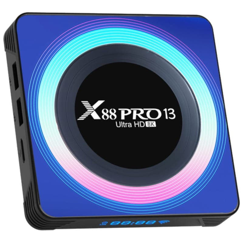 X88 PRO 13 4GB/32GB Caixa Acrà­lica Android 13 – Android TV