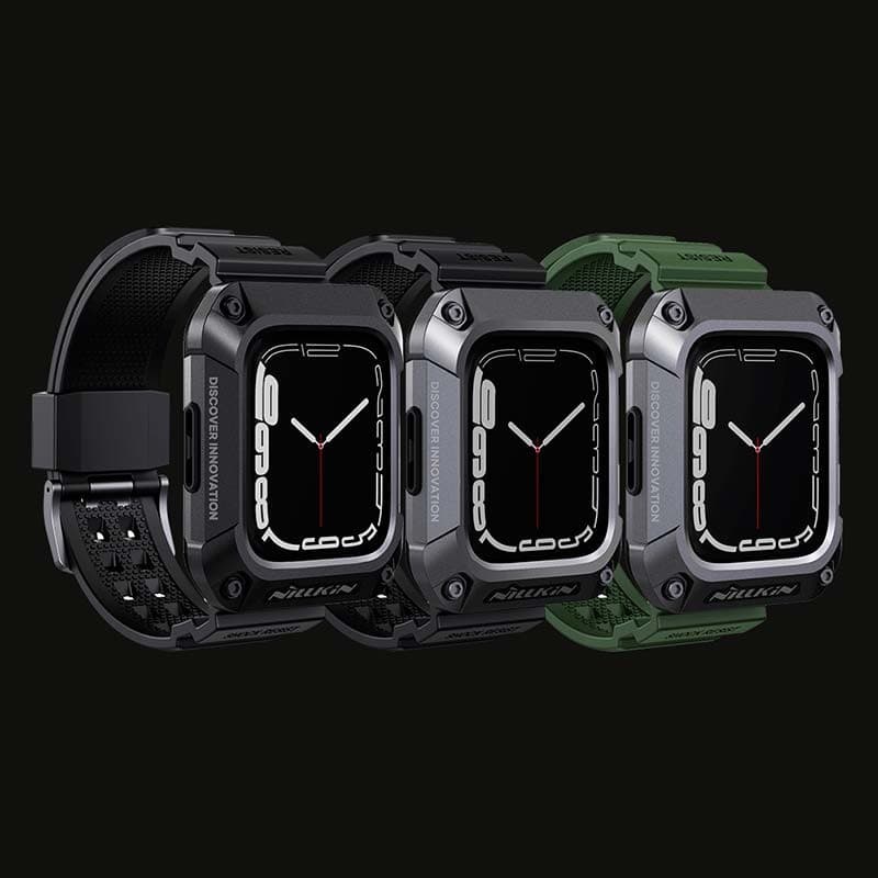 Nillkin Caixa+Pulseira DynaGuard Apple Watch 44mm – Compatível com Apple Watch 4/5/6