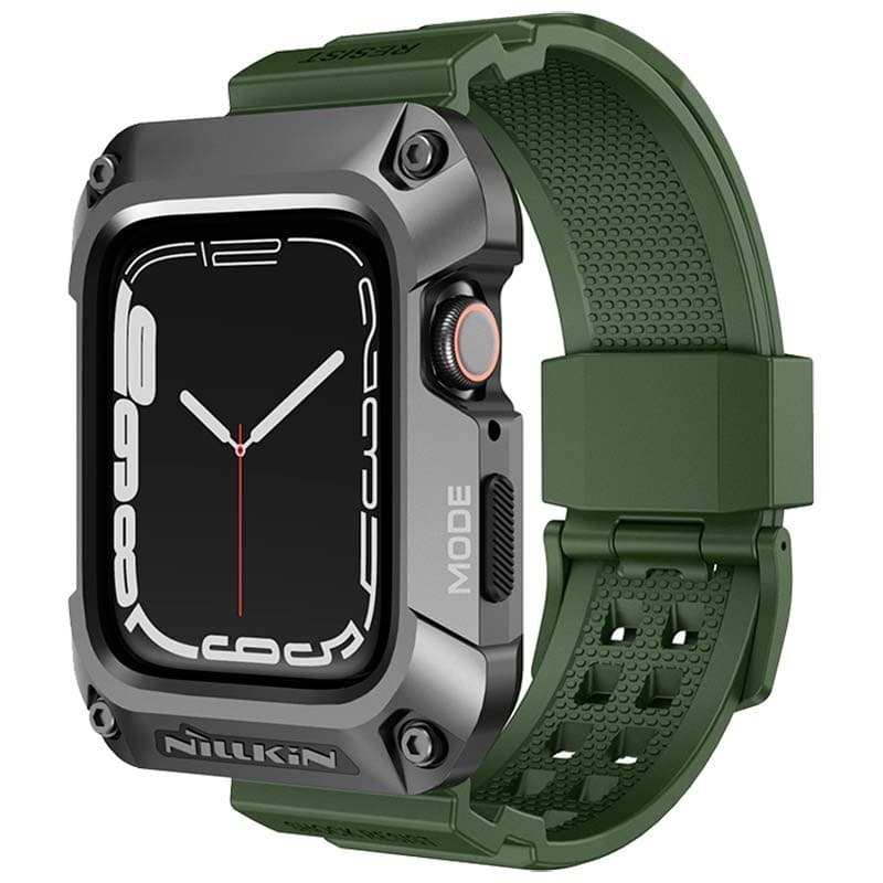 Nillkin Caixa+Pulseira DynaGuard Apple Watch 45mm+Verde – Compatível com Apple Watch 7/8