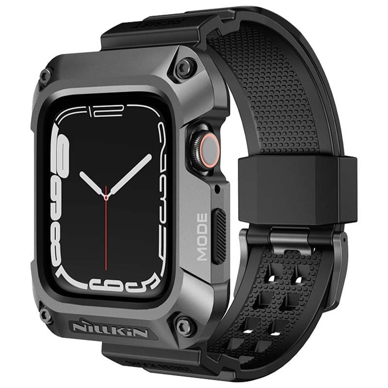 Nillkin Caixa+Pulseira DynaGuard Apple Watch 45mm+Preto – Compatível com Apple Watch 7/8